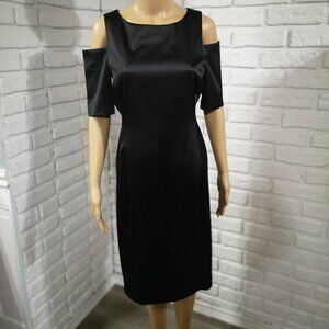 NWT InWear Ladies Size 38 (approx. US size 8) Black Cairo Shoulder Lined Dress